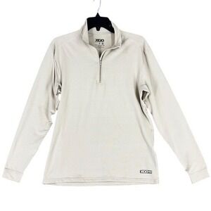 XGO Base Layer UPF50 Military USA made Pullover Mens M Acclimate Dry 1/4 Zip‎